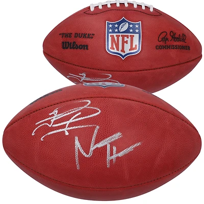 Tua Tagovailoa & Najee Harris Autographed Duke Pro Football