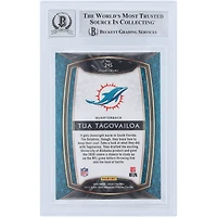 Tua Tagovailoa Miami Dolphins Autographed 2020 Panini Select Club Level #245 Beckett Fanatics Witnessed Authenticated /10 Rookie Card