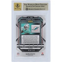 Tyreek Hill Miami Dolphins Autographed 2022 Panini Prizm Red Wave #180 #/149 Beckett Fanatics Witnessed Authenticated 9.5/10 Card