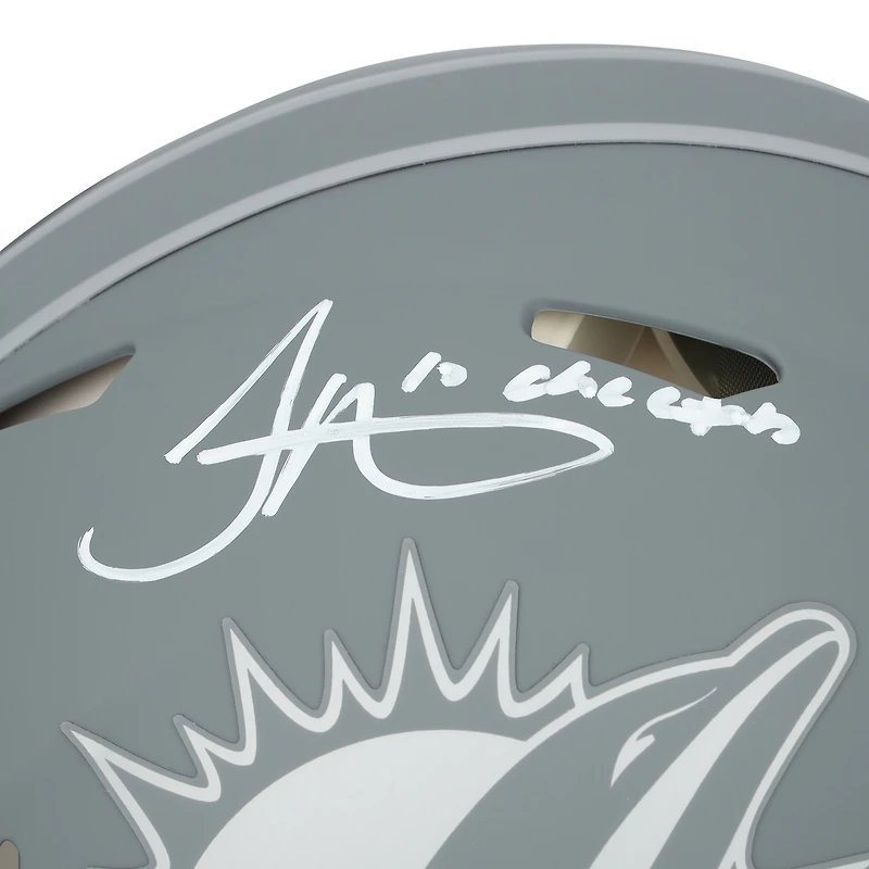 Tyreek Hill Miami Dolphins Autographed Riddell Slate Speed Authentic Helmet with "Cheetah" Inscription