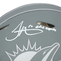 Tyreek Hill Miami Dolphins Autographed Riddell Slate Speed Authentic Helmet with "Cheetah" Inscription