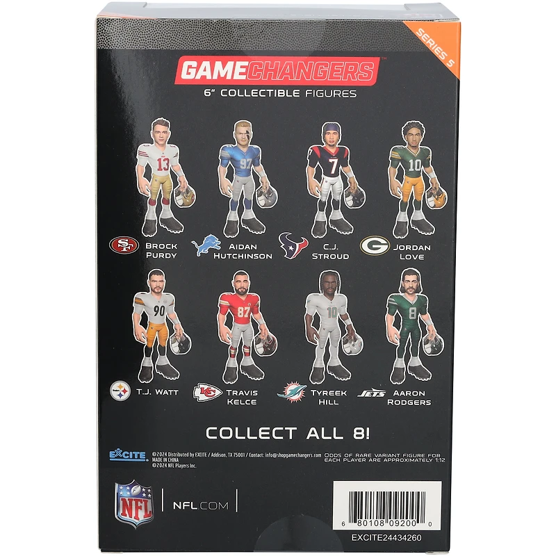Tyreek Hill Miami Dolphins smALL-STARS Series 5 GameChangers Rare Solid Color Variant 6" Vinyl Figurine