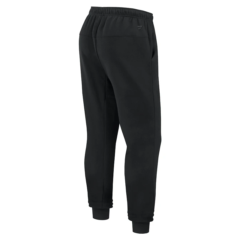 Pantalon de jogging unisexe en polaire Fanatics noir Miami Dolphins Elements Phenom