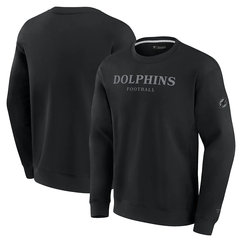 Unisex Fanatics Black Miami Dolphins Elements Unlimited Fleece Pullover Sweatshirt
