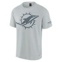Unisex Fanatics  Gray Miami Dolphins Elements Iconic T-Shirt