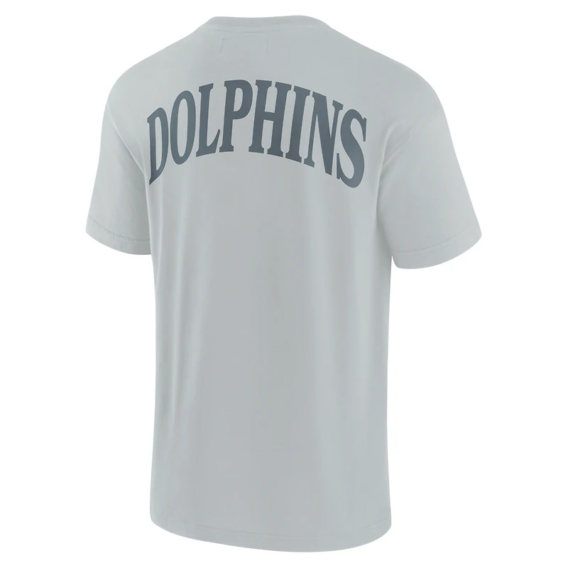 Unisex Fanatics  Gray Miami Dolphins Elements Iconic T-Shirt