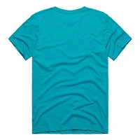 T-shirt unisexe Hommage à Dan Marino Aqua Miami Dolphins NFL Topps Trading Card Tri-Blend