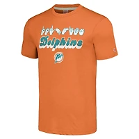 T-shirt unisexe orange hommage Miami Dolphins The NFL ASL Collection par Love Sign en langue des signes américaine