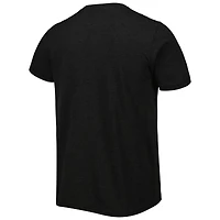 Unisex Homage Tyreek Hill Heather Black Miami Dolphins Caricature Player Tri-Blend T-Shirt