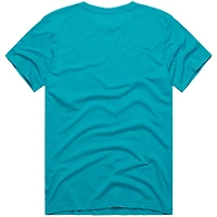 T-shirt unisexe Homage x Les Simpson Aqua Miami Dolphins Tri-Blend