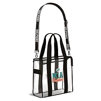 Sac fourre-tout WEAR by Erin Andrews Miami Dolphins Stadium avec bordure aux couleurs de l'équipe