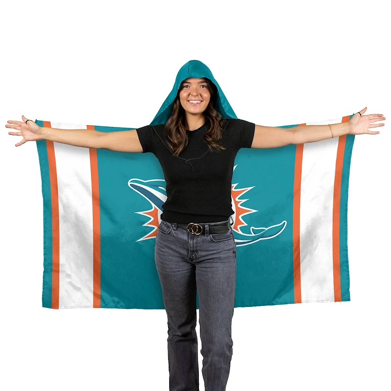 WinCraft Miami Dolphins 3' x 5' Hoodie Flag