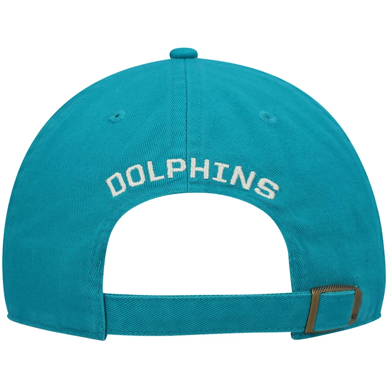 Casquette réglable '47 Aqua Miami Dolphins Finley Clean Up pour femme