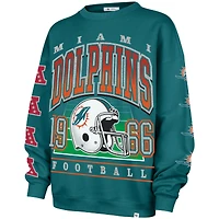 Sweat-shirt oversize « 47 Aqua Miami Dolphins Go Big » pour femme