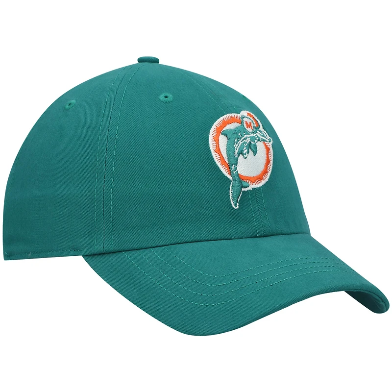 Women's '47 Aqua Miami Dolphins Miata Clean Up Adjustable Hat