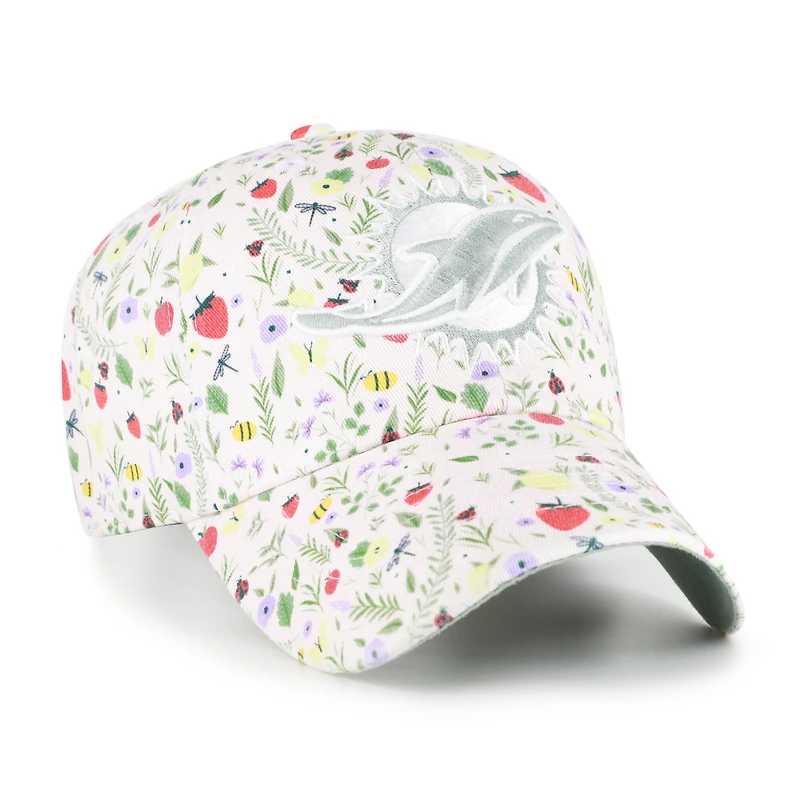 Women's '47  Light Pink Miami Dolphins Posey Clean Up Adjustable Hat