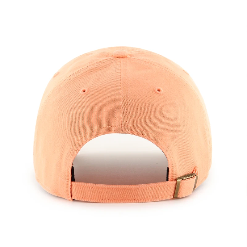Women's '47 Orange Miami Dolphins Luminance Cheer Clean Up Adjustable Hat