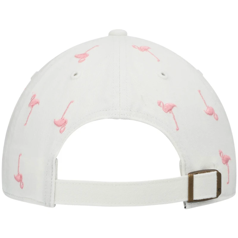 Casquette réglable '47 Miami Dolphins Confetti Clean Up pour femme, blanc