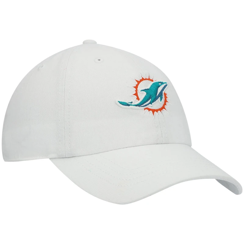 Casquette réglable '47 Miami Dolphins Miata Clean Up Logo pour femme, blanc