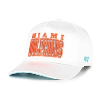 Casquette ajustable Outspoken Hitch blanche 47 des Dolphins de Miami pour femme
