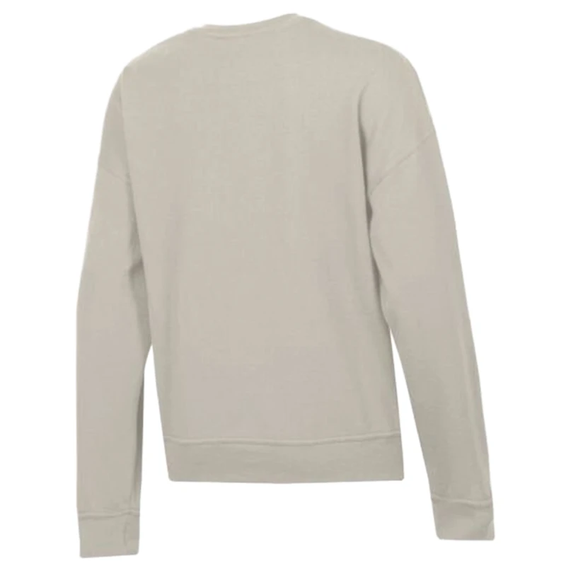 Women's Champion Light Brown Miami Dolphins Powerblend Cocoa Butter Fleece Sweatshirt