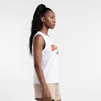 Women's Champion  White Miami Dolphins Muscle Tank Top
