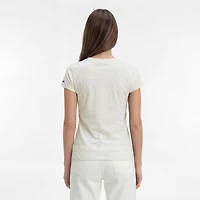Women's Champion White Miami Dolphins Triumph Tri-Blend V-Neck T-Shirt