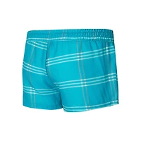 Ensemble haut à manches longues et short raglan pour femme Concepts Sport Aqua/Gris Miami Dolphins Petition