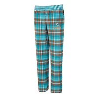 Pantalon à carreaux Laney Sport Aqua Miami Dolphins pour femme