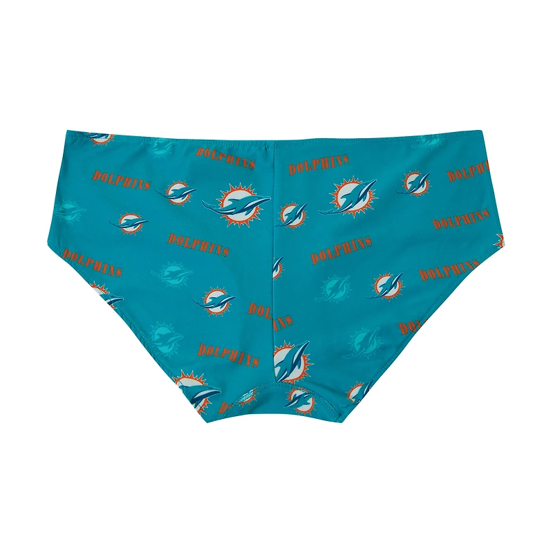 Culotte en tricot à imprimé mosaïque intégral Concepts Sport Aqua Miami Dolphins pour femme