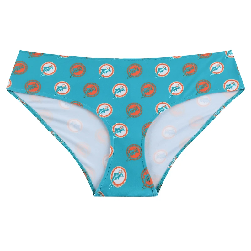 Culotte en tricot à imprimé intégral Record Miami Dolphins Sport Aqua pour femme