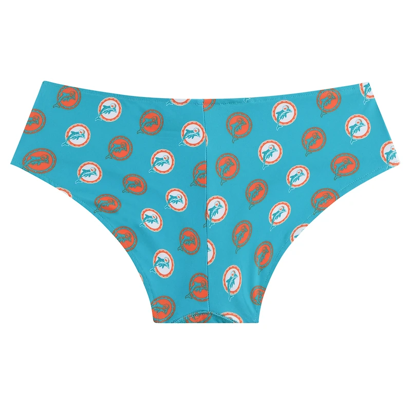 Culotte en tricot à imprimé intégral Record Miami Dolphins Sport Aqua pour femme