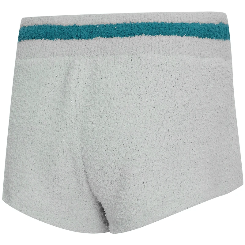 Ensemble sweat à capuche et short manches longues Whitley gris Miami Dolphins pour femme Concepts Sport