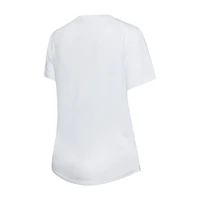 Women's Concepts Sport White/Charcoal Miami Dolphins Sonata Short Sleeve Top & Leggings Set