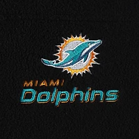 Veste en polaire entièrement zippée Dunbrooke noire Miami Dolphins Hayden pour femme