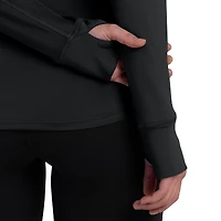 Women's Fanatics  Black Miami Dolphins Elements Quarter-Zip Jacket
