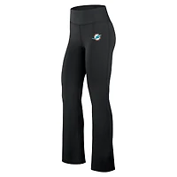 Women's Fanatics Black Miami Dolphins Maxed Out Flare Leggings