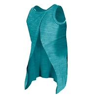 Débardeur actif New Era Aqua Miami Dolphins Space Dye pour femme