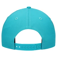 Women's New Era  Aqua Miami Dolphins  Stardom A-Frame 9FORTY Adjustable Hat