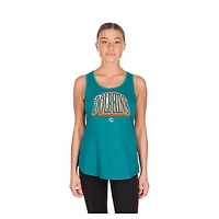 Débardeur d'été New Era Aqua Miami Dolphins pour femme