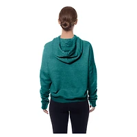 Sweat à capuche boxy rétro New Era Aqua Miami Dolphins pour femme