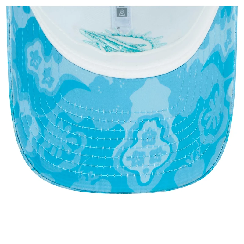 Casquette ajustable Trippy 9TWENTY pour femme New Era Aqua Miami Dolphins