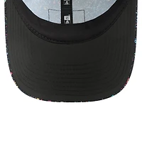 Casquette ajustable noire New Era Miami Dolphins 2025 NFL Crucial Catch Pony Tail pour femme