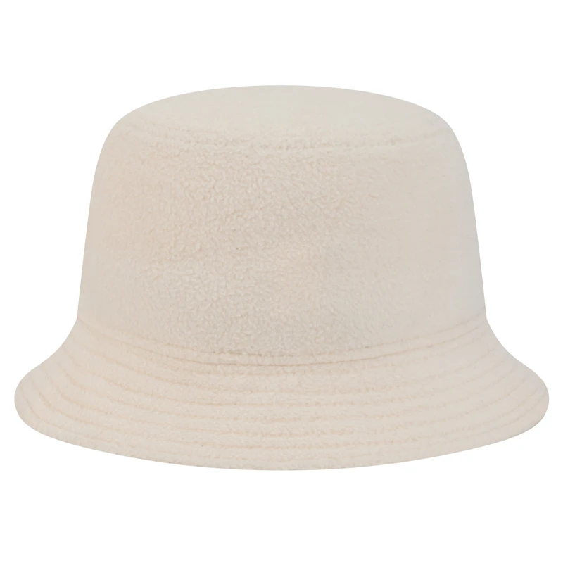 Women's New Era Cream Miami Dolphins Cozy Sherpa Bucket Hat