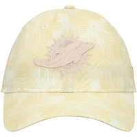 Casquette ajustable Frond 9TWENTY pour femme New Era, couleur crème, Miami Dolphins