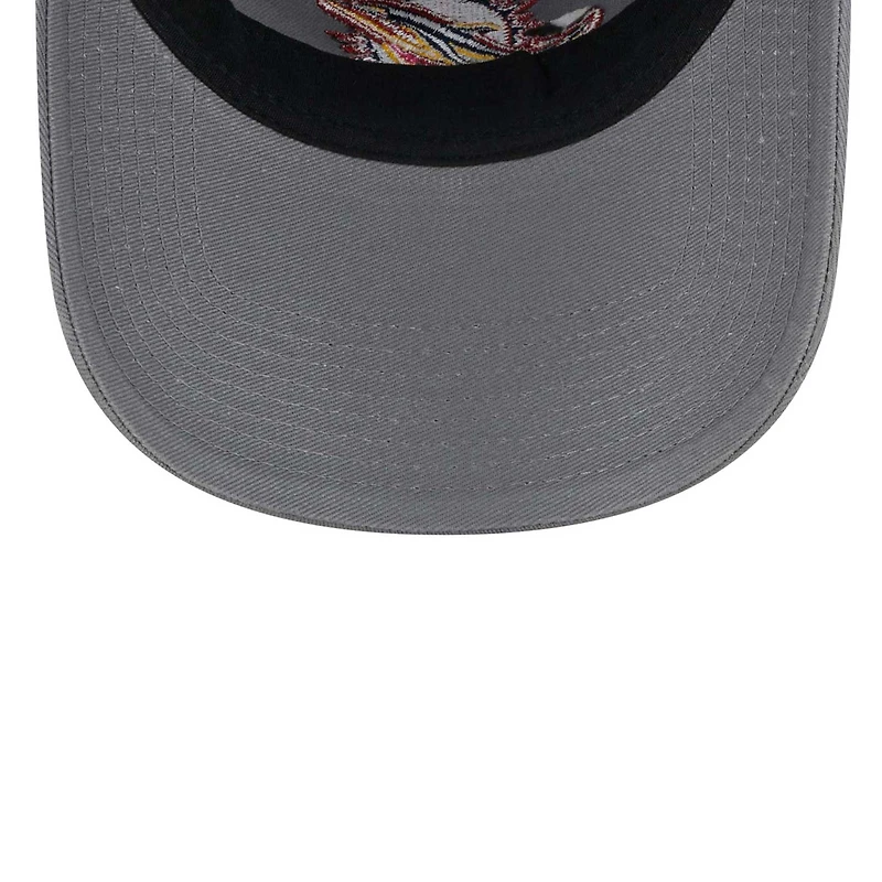 Casquette ajustable 9TWENTY New Era pour femmes, gris, Miami Dolphins Color Pack Multi