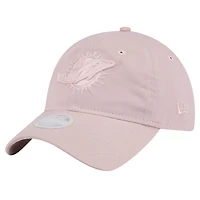 Women's New Era  Light Pink Miami Dolphins Main 9TWENTY Adjustable Hat