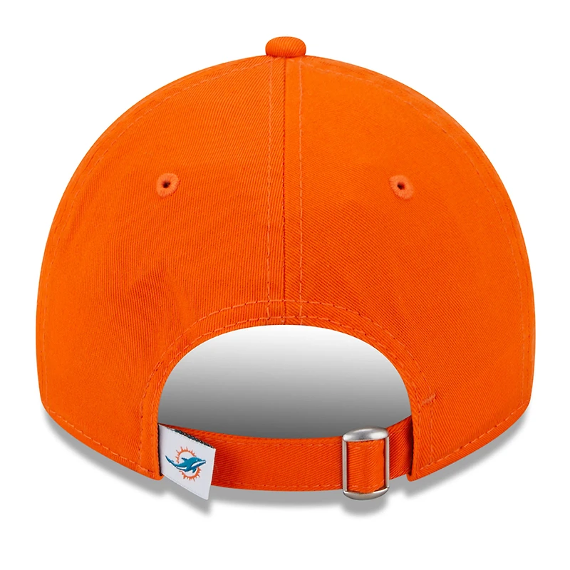 Women's New Era Orange Miami Dolphins Main Core Classic 2.0 9TWENTY Adjustable Hat