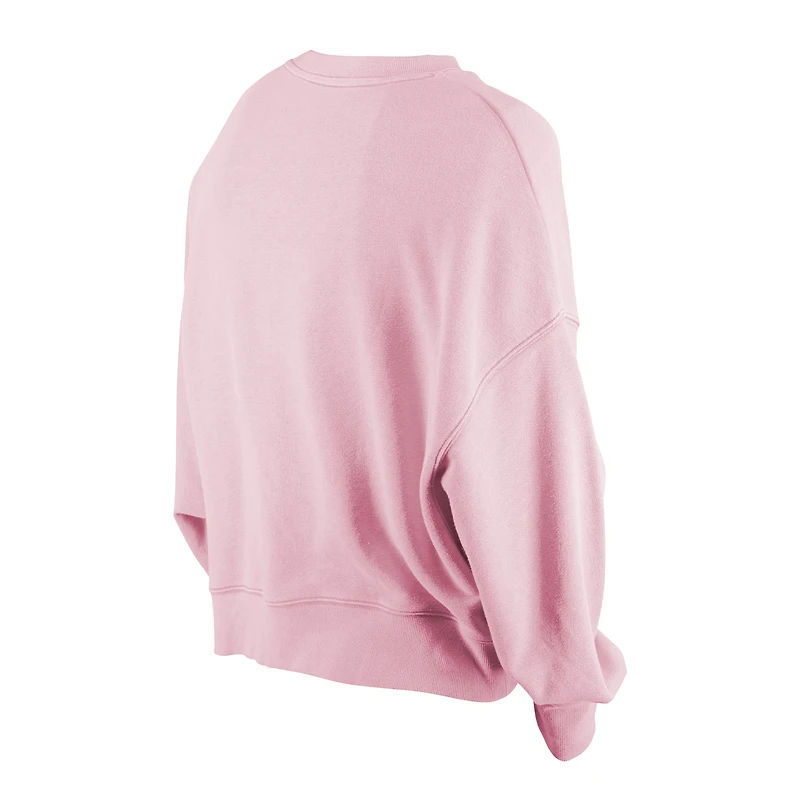 Women's New Era Pink Miami Dolphins Cozy Pullover Sweatshirt