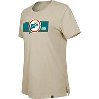 T-shirt historique du troisième essai des Dolphins de Miami New Era pour femmes